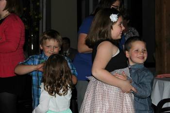 Cousins and sibs dancing. So cute!