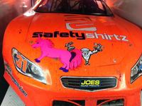 #57 Capture the elusive NASCAR with a pink unicorn decal on camera. Must be a bonafide NASCAR.
