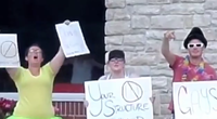 #132 (Video) Launch a protest outside a McDonalds claiming the superiority of post-and-lintels to arches.