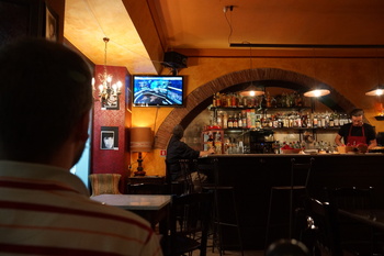 Found a freakin' awesome bar to watch the Germany game. Great people, great food--loved it!