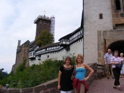 Exploring Wartburg with Stefan's mom, Anita. (Summer 2008)