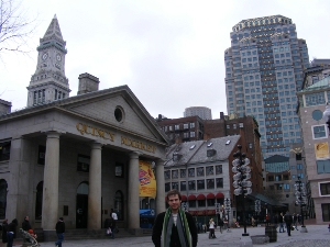 Stefan visiting Cassi in Boston. (Spring 2008)